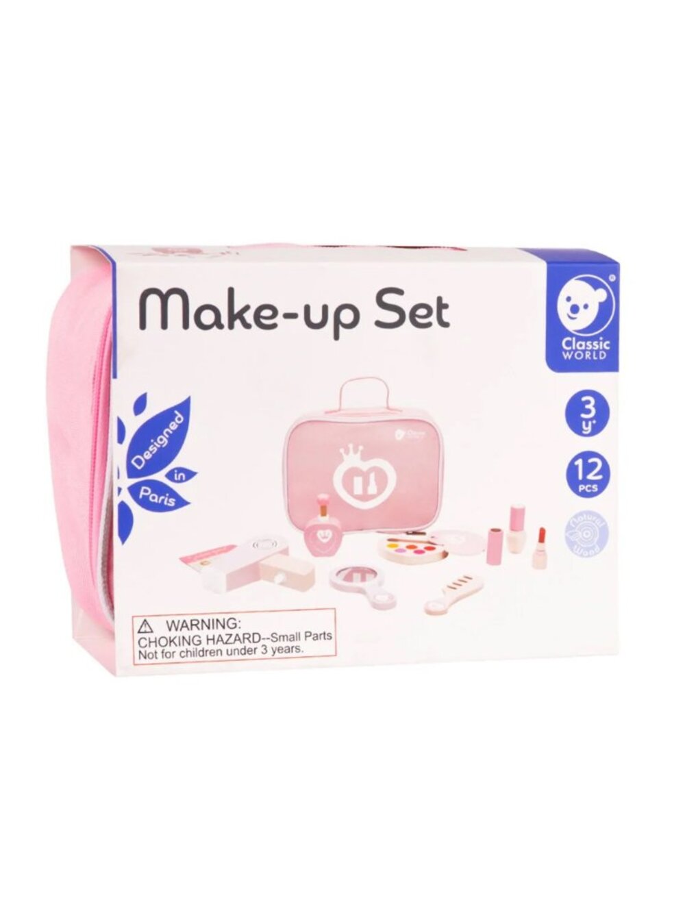 Classic World Make-up Set Wooden Cosmetics Beauty Toy for Kids